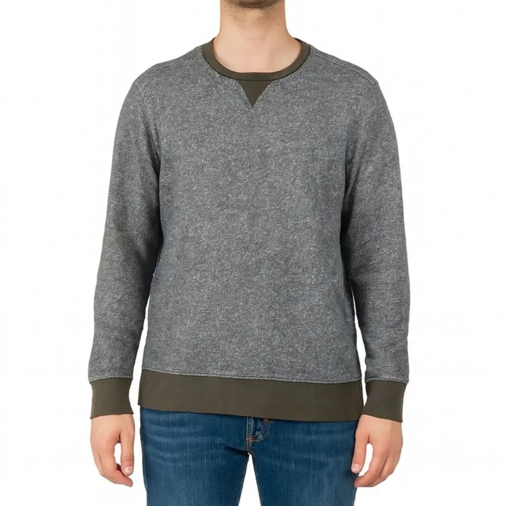 Banana Republic Grey 100% Cotton Long Sleeve Shirt L Minimalist Basic